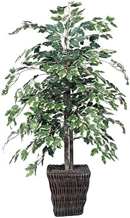 Vickerman 4-Foot Artificial Variegated Ficus Bush