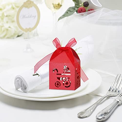 Eforcase 50PCS Hollow Out Candy Boxes Party Favor