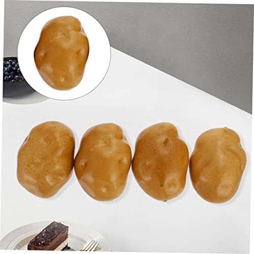 MAGICLULU 5pcs Lifelike Foam Potato Models for Kitchen Decor