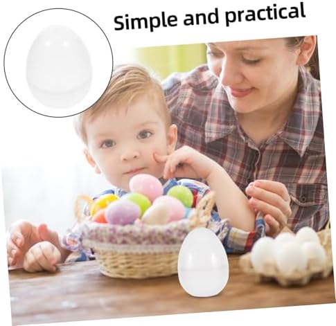 PRETYZOOM 6pcs Fillable Easter Eggs for Candy and Surprises