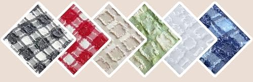 GOHD Plaids Boho Clipped Yarn Swag Valance