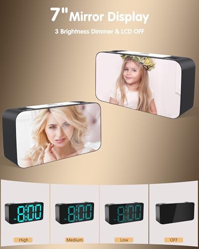 Extra Loud RGB Alarm Clock for Heavy Sleepers