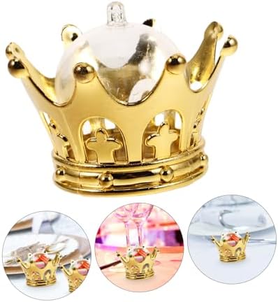 MAGICLULU 12pcs Luxury Crown Candy Boxes for Birthday and Wedding Favors