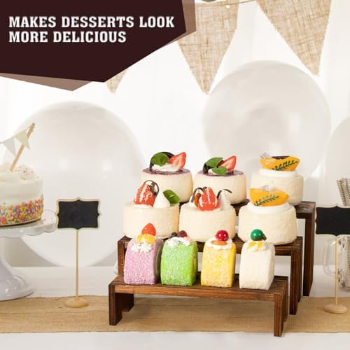 Yoshiky 3 Tier Wooden Cologne Display Riser Set