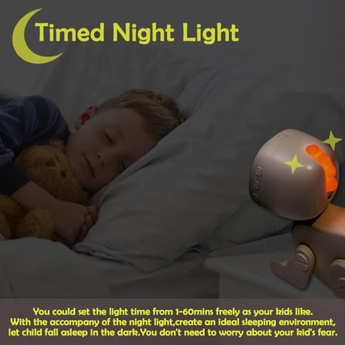 Dynamic Dinosaur Alarm Clock for Kids Green