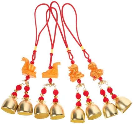 2025 Chinese New Year Snake Red Tassel Decorations 4pcs