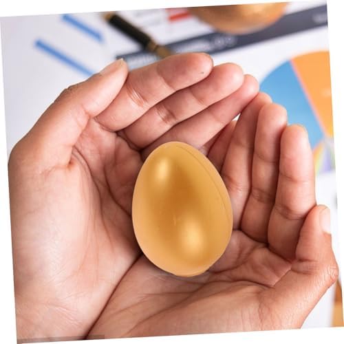 Garneck 6pcs Golden Egg Party Favors for Easter and Weddings
