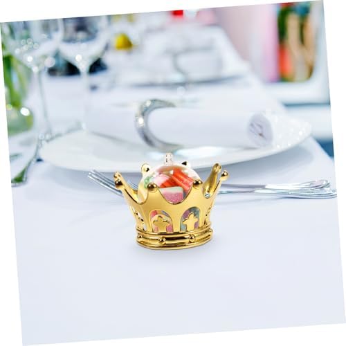 MAGICLULU 12pcs Luxury Crown Candy Boxes for Birthday and Wedding Favors