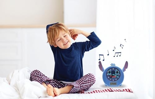 LEXiBOOK Disney Stitch Sleep Companion Clock
