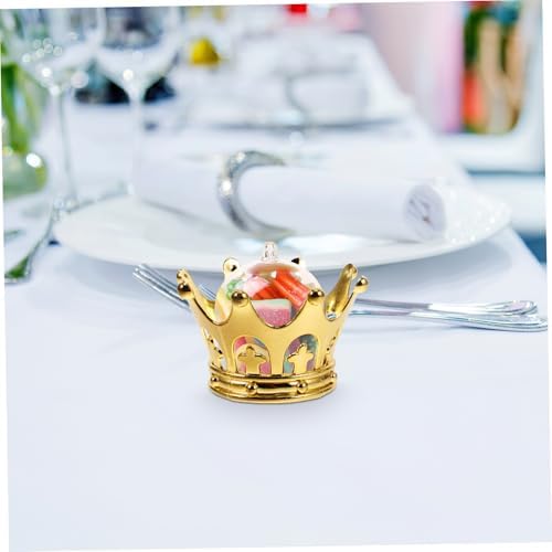 12pcs Electroplated Gold Silver Candy Box Princess Party Favor Wedding Favors