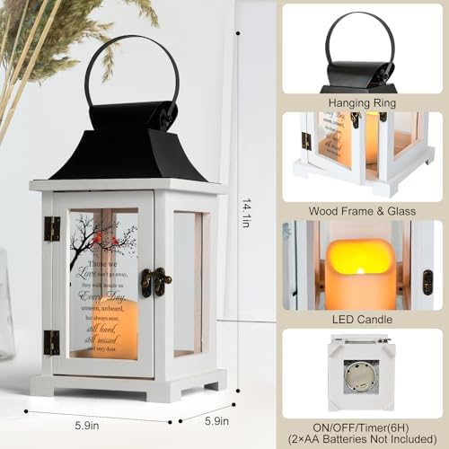 HugMemories Memorial Lantern with LED Candle