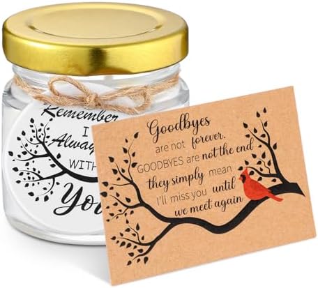 Tondiamo 20 Pcs Red Cardinal Memorial Candle Favors