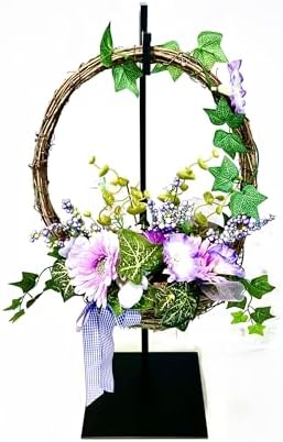 Adjustable Height Wreath Flower Stand for Home Decor