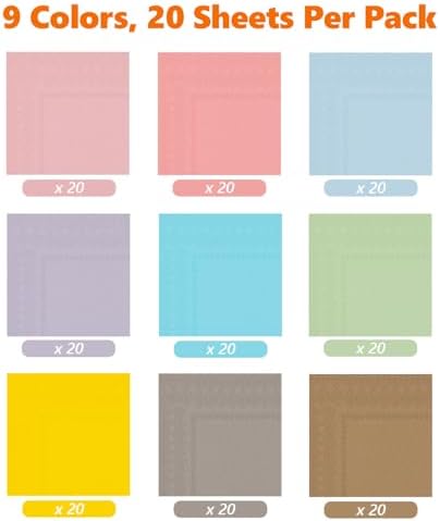 MITINU Cocktail Napkin Paper 9 Colors