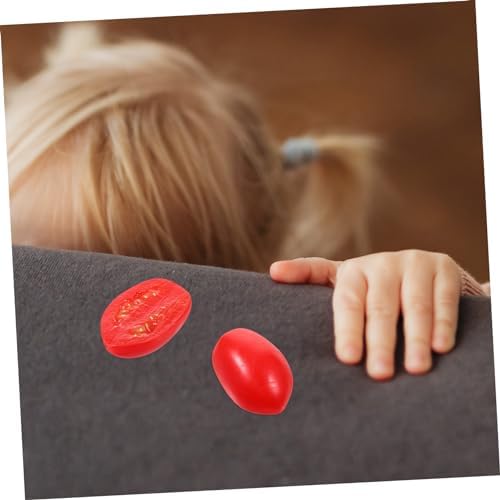 Healifty 10pcs Simulated Half Cherry Tomato Decor