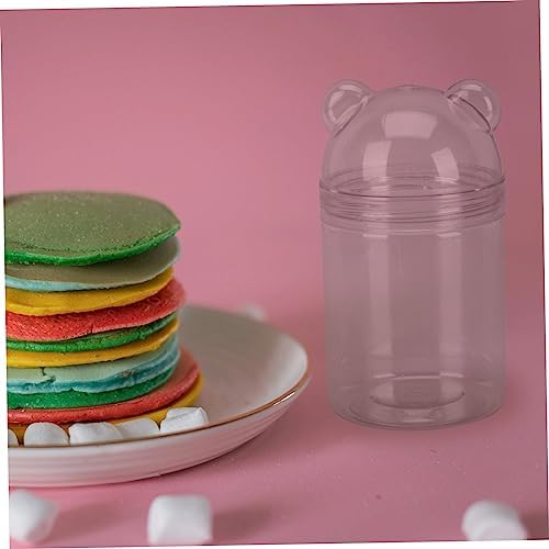 8pcs Transparent Candy Storage Bottles for Parties and Weddings