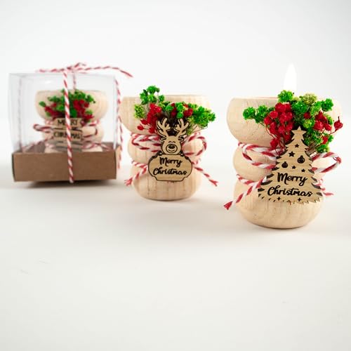 Happy Times Favors Christmas Candle Holders Pack of 10