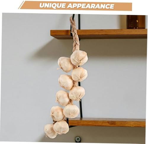 Cabilock 3Pcs Artificial Garlic Strings Hanging Decor