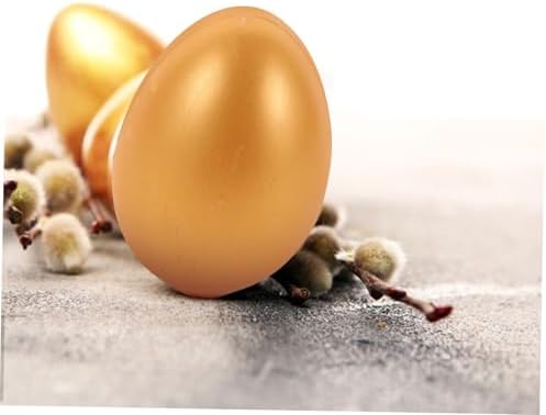Garneck 6pcs Golden Egg Party Favors for Easter and Weddings