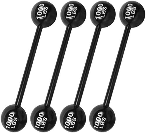 4PCS Giant Inflatable Dumbbell Barbell for Party Decorations