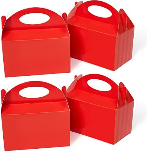 Happyhiram 12 Red Valentine Candy Boxes with Handle