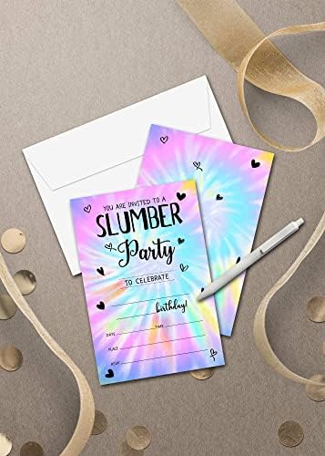 Sleepover Party Invitations 20 Cards Envelopes