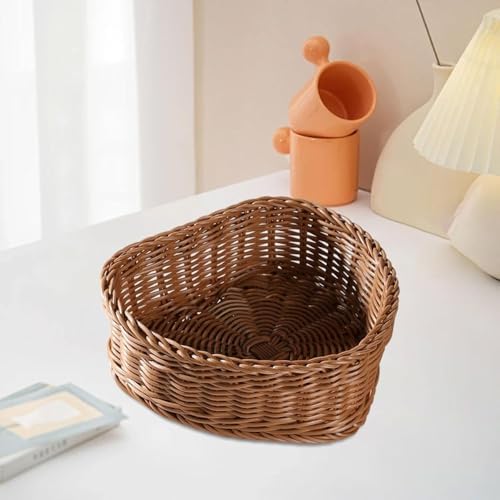 Heart Shaped Woven Basket for Valentine Wedding Party