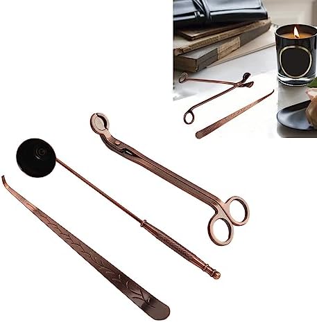 3 in 1 Candle Care Kit with Trimmer Snuffer Dipper