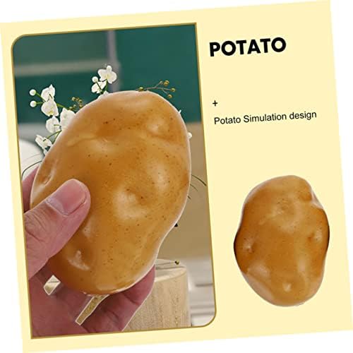 MAGICLULU 5pcs Lifelike Foam Potato Models for Kitchen Decor