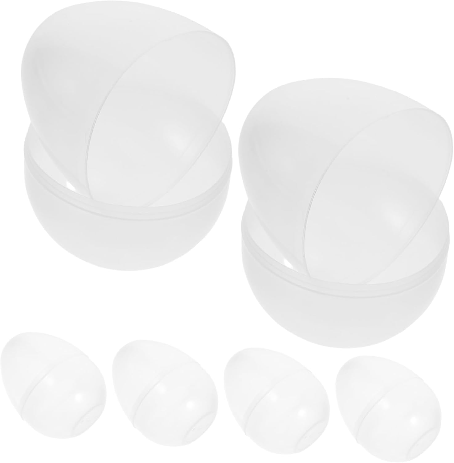 Cabilock 6pcs Jumbo Fillable Easter Eggs