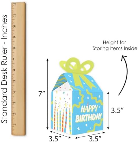 Big Dot of Happiness Party Time Bow Boxes Set of 12