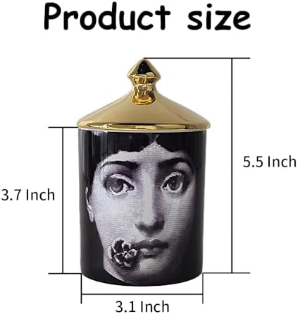 MEFFEE Lina Ceramic Aromatherapy Candle Jar