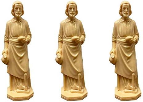 Needzo Mini Saint Joseph Statue Realtor Gift 35 Inches Pack of 10