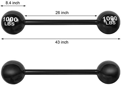 4PCS Giant Inflatable Dumbbell Barbell for Party Decorations
