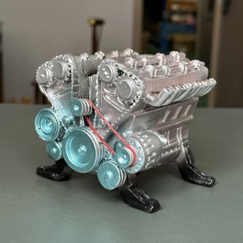 Meideli V8 Engine Model 4 8 Cylinder Car Resin Decoration