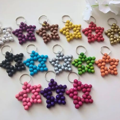 Personalized Star Keychain - 20 pcs Set
