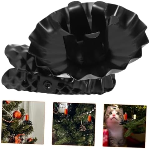 Cabilock 5 Sets Metal Christmas Tree Candle Holder Clip