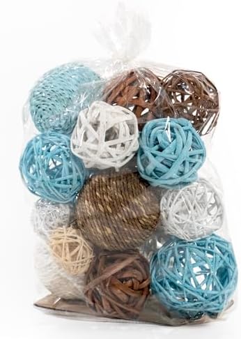 ANDALUCA Decorative Vase Filler Bag with Orbs and Balls