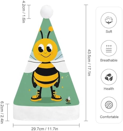 Cartoon Bee Christmas Hat Novelty Headwear