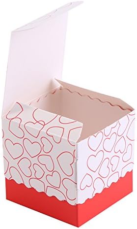 50Pcs Red Candy Boxes for Party Favors and Gifts