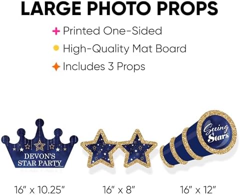 Big Dot of Happiness Starry Skies Photo Props 3 Pc