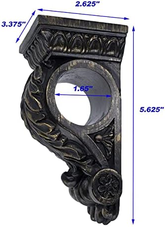 MERIVILLE Chatecu Drapery Sconce 2Pcs Burnt Gold