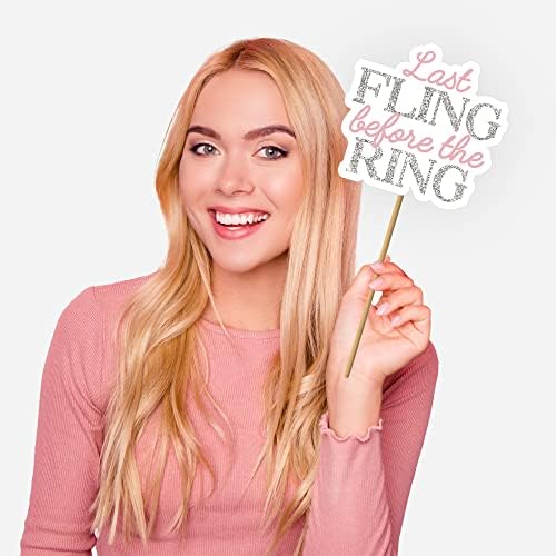 Fully Assembled Bachelorette Photo Booth Props Set of 32