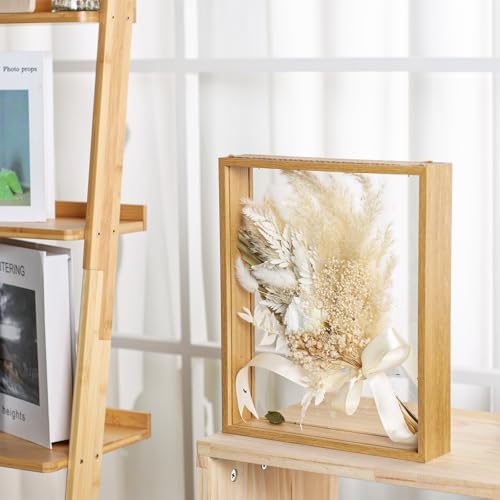 2 Pack Floating Picture Frame for Dried Flowers and Plants