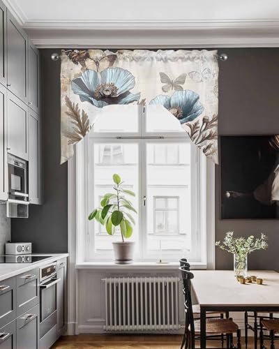 Vintage Tulip Flower Window Valance 56x36