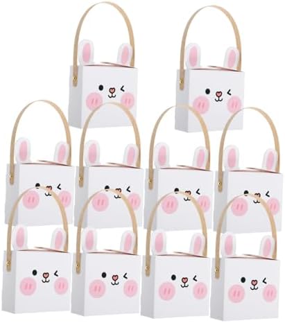 Cute Easter Party Favors Bunny Boxes with Treats for Kids