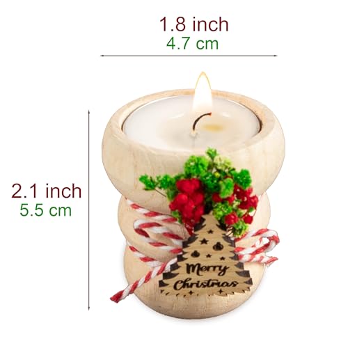 Happy Times Favors Christmas Candle Holders Pack of 10