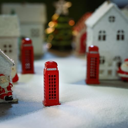 3 Pcs Christmas Mini Village Accessories Retro Decor