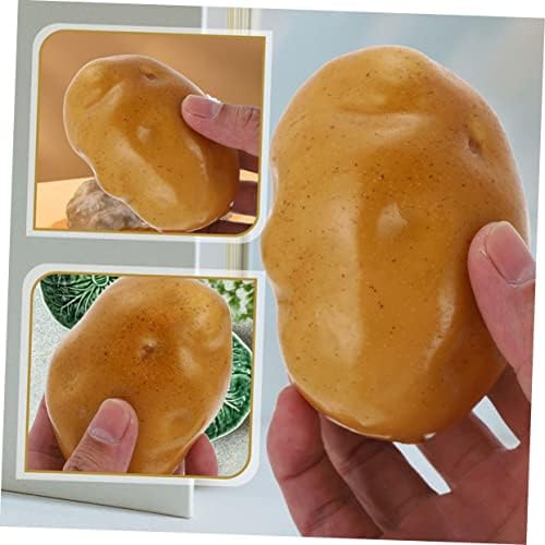 MAGICLULU 5pcs Lifelike Foam Potato Models for Kitchen Decor