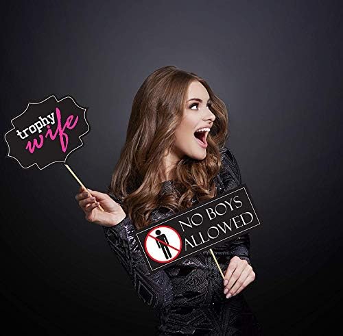 Bachelorette Party Photo Booth Props 36 Piece Set